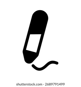 Icono de lápiz Ilustración de diseño de símbolo de Vector