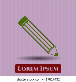pencil icon vector symbol flat eps jpg app web concept website