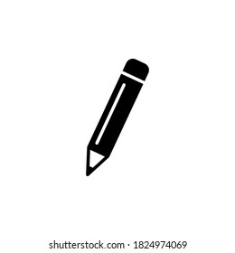 Pencil icon vector. symbol isolated on white background