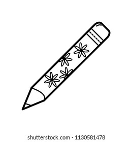 pencil icon vector template 