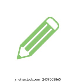 Ilustración de plantilla de vector de icono de lápiz