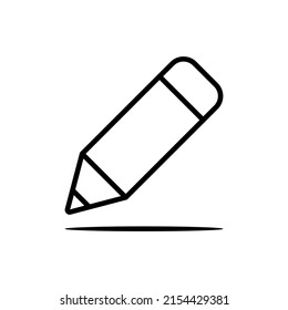 Pencil icon vector in trendy