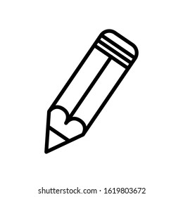 Pencil icon vector trendy design
