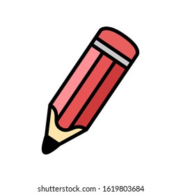 Pencil icon vector trendy design