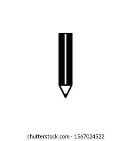 Pencil icon vector. Trendy flat pencil icon from education collection isolated on white background. Vector illustration can be used for web and mobile graphic design, logo, eps10