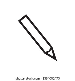 pencil icon vector trendy style collection