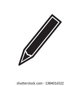  pencil icon vector trendy style