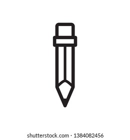 pencil icon vector trendy style