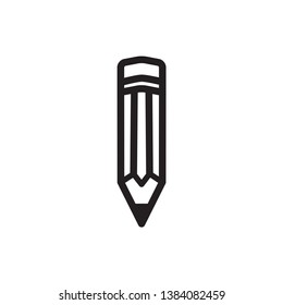 pencil icon vector trendy style