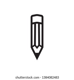 pencil icon vector trendy style