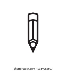 pencil icon vector trendy style