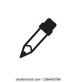 pencil icon vector trendy style