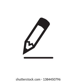 pencil icon vector trendy style