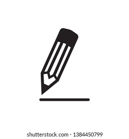 pencil icon vector trendy style