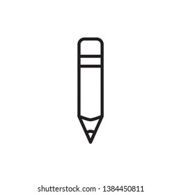 pencil icon vector trendy style
