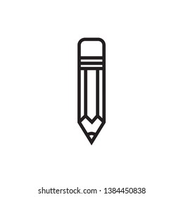 pencil icon vector trendy style