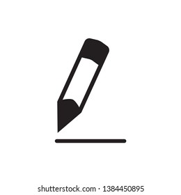 pencil icon vector trendy style