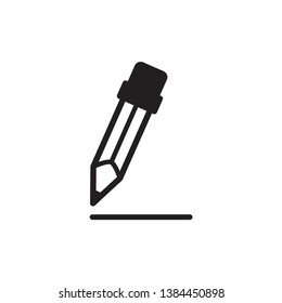 pencil icon vector trendy style