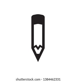 pencil icon vector trendy style