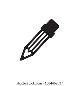 pencil icon vector trendy style