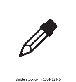 pencil icon vector trendy style