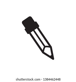 pencil icon vector trendy style