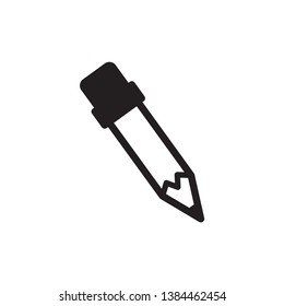 pencil icon vector trendy style