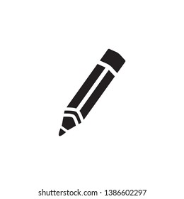 pencil icon vector trendy style