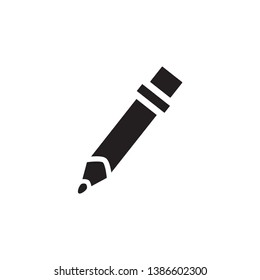 pencil icon vector trendy style