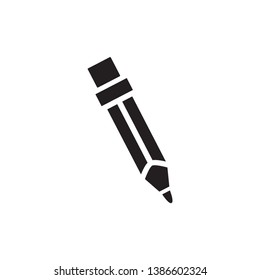 pencil icon vector trendy style