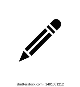 pencil icon vector trendy style