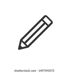 pencil icon vector trendy style