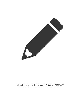 pencil icon vector trendy style