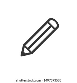 pencil icon vector trendy style