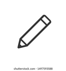 pencil icon vector trendy style