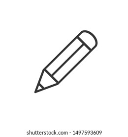 pencil icon vector trendy style