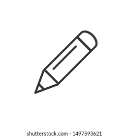 pencil icon vector trendy style