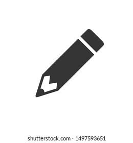 pencil icon vector trendy style