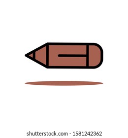 Pencil icon vector in trendy style