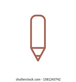 Pencil icon vector in trendy style
