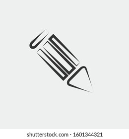 pencil icon vector for web and graphic design