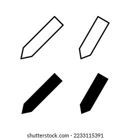 Pencil icon vector for web and mobile app. pen sign and symbol. edit icon vector
