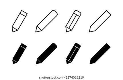 Bleistift-Icon-Vektorgrafik für Web- und mobile App. Stift und Symbol. Icon-Vektorgrafik bearbeiten