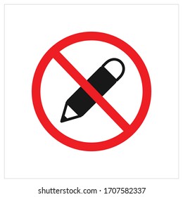pencil icon vector, with white background.