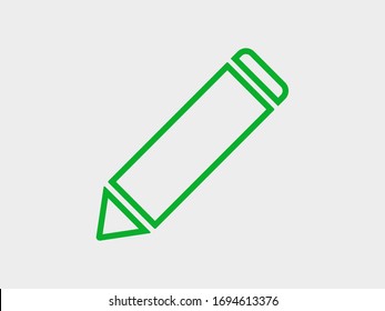 pencil icon vector.Pencil in a fashionable flat style, professional pencil for drawing.
