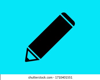 pencil icon vector.Pencil in a fashionable flat style, professional pencil for drawing.