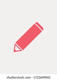 pencil icon vector.Pencil in a fashionable flat style, professional pencil for drawing.