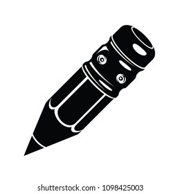 Pencil icon volume icon. Simple illustration of pencil writer icon volume vector icon for web