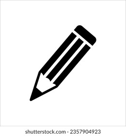 icono de lápiz , para diseño web, vector aislado en fondo blanco