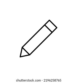 Pencil icon for web and mobile app. pen sign and symbol. edit icon vector